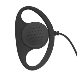 2-Pin D Shaped Headset with Mic Ptt Earpiece for Baofeng Retevis Two-Way Radios UV-5R BF-F8HP Pro GM-15 5RM K5 Plus BF-888S UV-17R AR-152