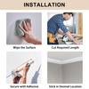 Hungbak 8 Pack Ceiling Crown Molding Trim for Home Decor,