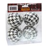 Houndstooth Christmas Ornaments (12 Pack)! Classic Black and White Check