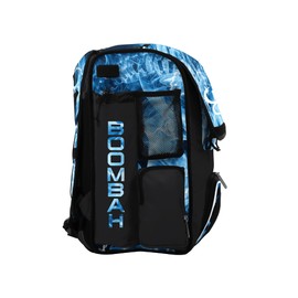 Boombah Mini Superpack Bat Pack - 8" x 12.5" x 18" - The Natural 3 Black/White/Columbia Blue