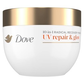Dove Mascarilla Capilar UV Repair & Glow, Recuperación Radical 10 en 1, con Melting Lumi-Beads, 260g