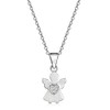 Xaana AMZ0557 Girl's Pendant Angel Zirconia with Chain 36/38 cm