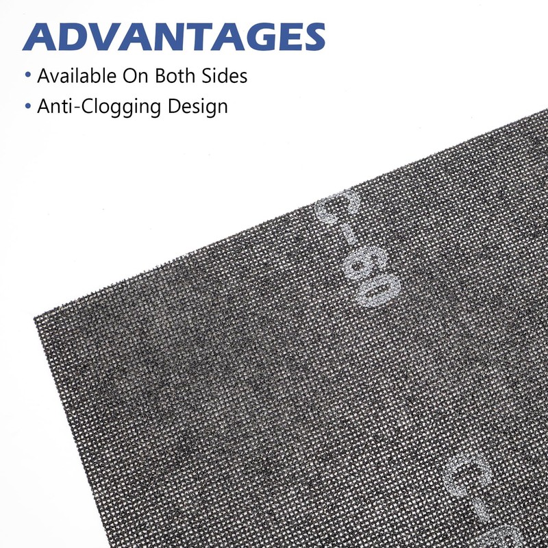 HUAALIUCHE 12"x18" 60 Grit Sanding Screen Sheets (10-Pack) – Professional