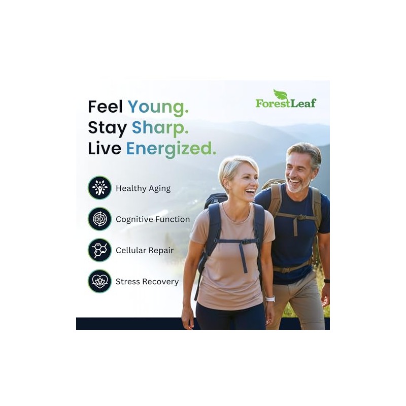 Forestleaf Suplemento de Nad+: 500 Mg de Nad Plus Puro