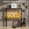 Expandable Clamp on Desk Shelf, Desktop Organizer with Headphone Holder