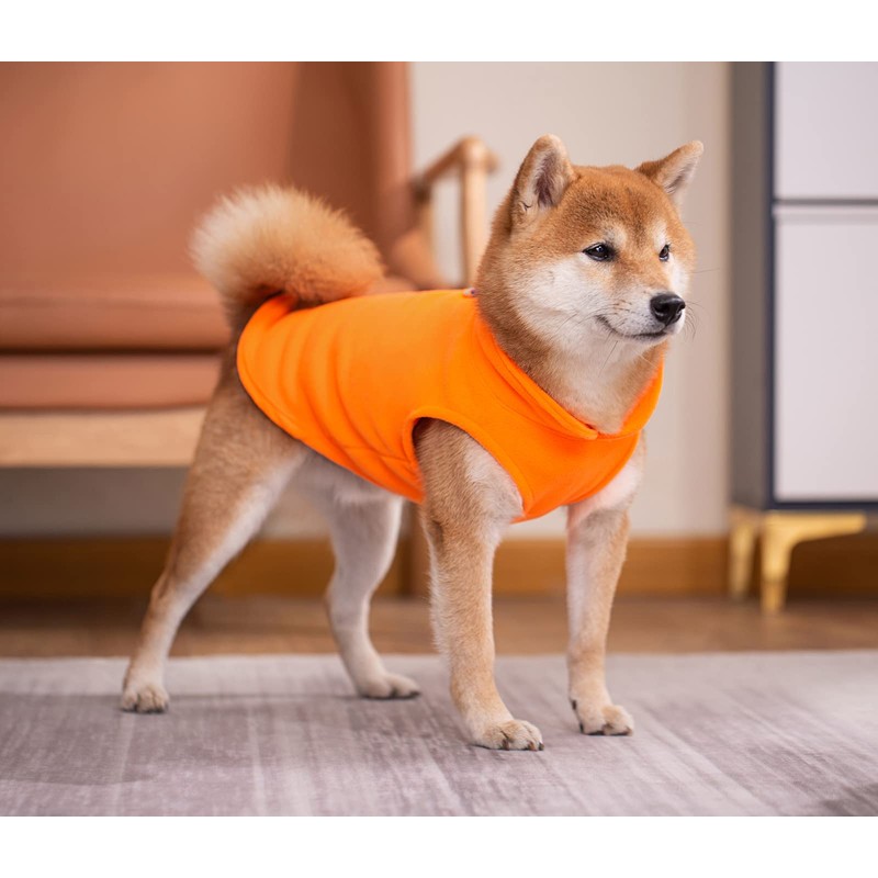 Dog Sweater / Dog Sweatshirt, Soft Fleece Vest Cold Weather