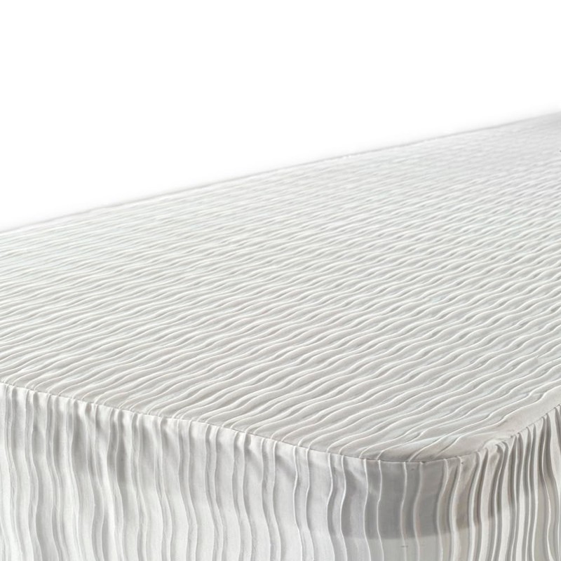4 Foot Folding Table Cloth White 24x48x29