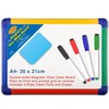 Premium A4 Magnetic Whiteboard 30 x 21cm- Double-Sided with Dry