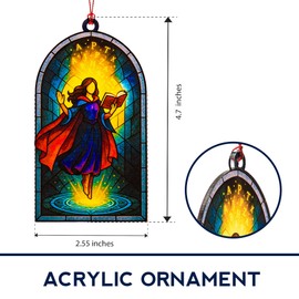 Book Accessories, Book Lover Gifts, Fantasy Decor, Gifts for Book Lovers,Readers, Birthday, Christmas Hanging Decoration, Bookshelf,Library Decor, Gift for Teen, Women,Men (Librarian1)