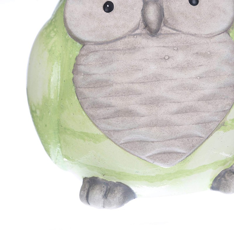 Topadorn Ceramic Owl Statue for Garden Décor,Garden Statue Figurine Tableshelp