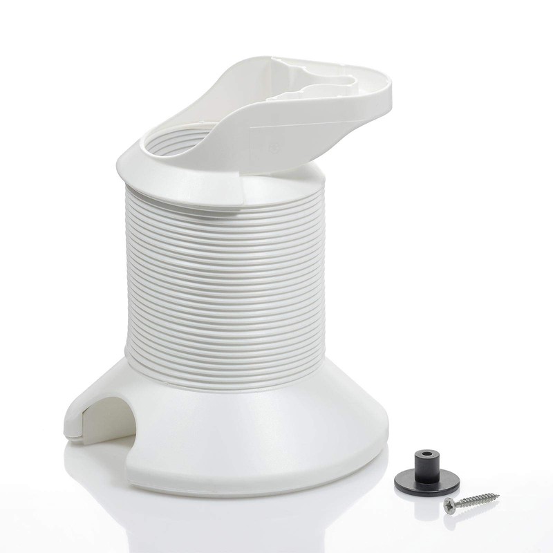 Eisnhauer® Cable spiral, white, vertical cable management for different heights