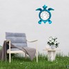 SOTALING Turtle Outdoor Thermometer - Wall Mount Thermometer - Blue