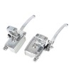 25mm Chrome Universal Motorcycle Left Right Handlebar Hydraulic Clutch Brake