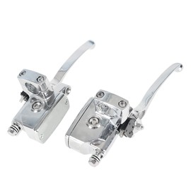 25mm Chrome Universal Motorcycle Left Right Handlebar Hydraulic Clutch Brake