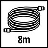 Original Einhell Spiral Hose 8 m (Compressor Accessories, 8 m