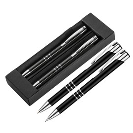 Paul Clover Luxury Pen & Pencil Gift Set – For Anniversary, Birthday, Christmas & Work – Presented in Classic Black Gift Box