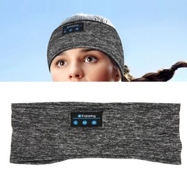 LBEC Auriculares inalámbricos para Dormir, Auriculares con Diadema de Tela Transpirable Ultrafina para Dormir