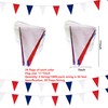 100 Ft Red Dark Blue and White String Flags Pennant