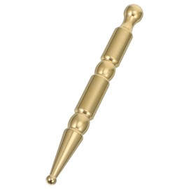 FRCOLOR Face Massage Stick Acupressure Pen for Hand Trigger Point Tool Body Acupressure Pens Massager for Pressure Points Trigger Point Massager Point Touch Pen Golden Brass