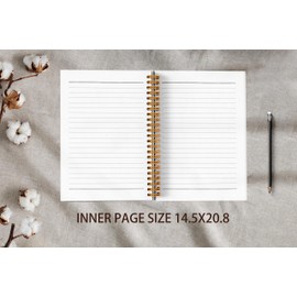 VNWEK Inspirational Notebook,I am Enough Journal,Affirmation Journal,Inspirational Quotes Spiral Notebook Journal 5.5x8.3 Inch,Inspirational Journal,Motivational Journal,Motivational Notebooks