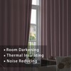 Purple Curtains Room Darkening 45 inches Long Window Curtain Panels