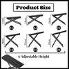 CAIHONG Guitar Foot Stool, 6-Position Height Adjustable Guitar Foot Rest