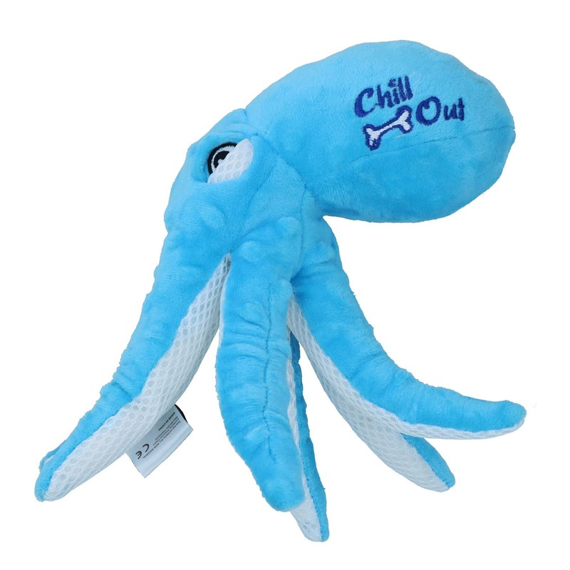 AB Tools Chill Out Octopus Dog Plush Hydration Cooling Summer
