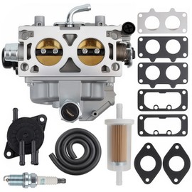 AUTOKAY GX630 GX690 Carburetor Kits Fit for Honda GX630R GX630RH GX660 GX690R BK07A V Twin Cylnder Engine Models Mower for Predator 670 Carb Re# 16100-Z9E-023 16100-Z9E-003 16100-Z9E-033
