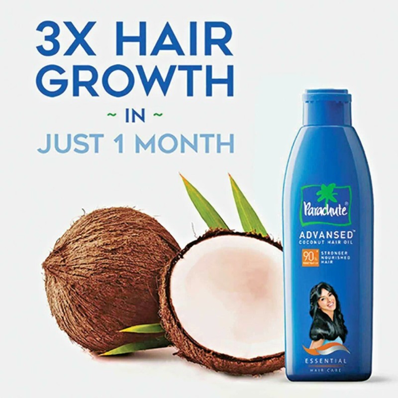 Parachute Advanced Coconut Hair Oil- 300ml - US seller-Multi Pack