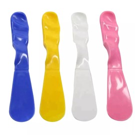 4PCS Autoclavable 7.5” Handle Spatula, Dental Straight Spatula, Dental Alginator Mixer, Mixing Spatula Alginate Spatula Plaster Spatula 4 Mix Color