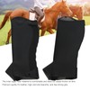 Super Fiber PU Leather Half Chap Horse Riding Body Protector