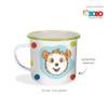 Trötsch Bobo Siebenschläfer Emailletasse Punkte: Kaffeetasse Teetasse Geschenkidee Geschenk Tasse