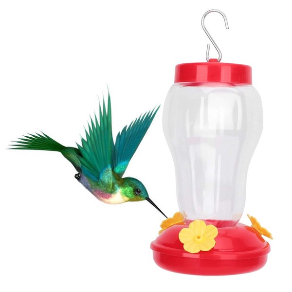 Hummingbird Feeder Hanging Hummingbird Drinking Trough Outdoor Bird Plastic Drinker