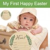 Mtxorvix 7PCS Wooden Baby Monthly Milestone Cards with Announcement Sign,