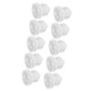 10 Pcs Sound Amplifier Dome Soft Silicone Anti Static Dual