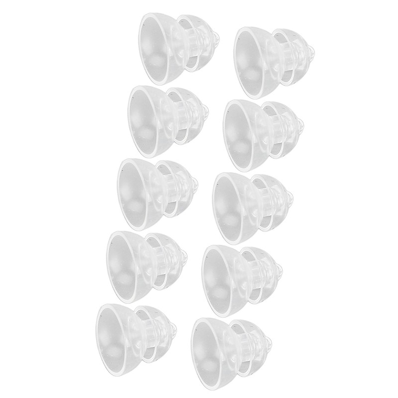 10 Pcs Sound Amplifier Dome Soft Silicone Anti Static Dual