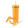 Thermoflask Termo Vaso 950ml Con Asa Y Tapa De Popote,