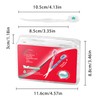JOUGE Mini Brushes-Disposable Toothbrushes with Toothpaste Portable for Work or