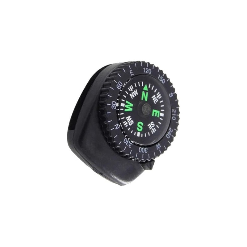 Black Button Compass Mini Survival Compass Compass for Hiking Oil