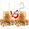 THJOPOKEEL Natural Peanut Butter Stirrer, Stainless Steel Butter Stirrer With