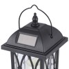 Outdoor Hanging Solar Lantern LED Candle Flame Light for Garden