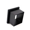 Espresso Knock Box Chute, Stainless Steel Built-in Desktop Coffee Knock