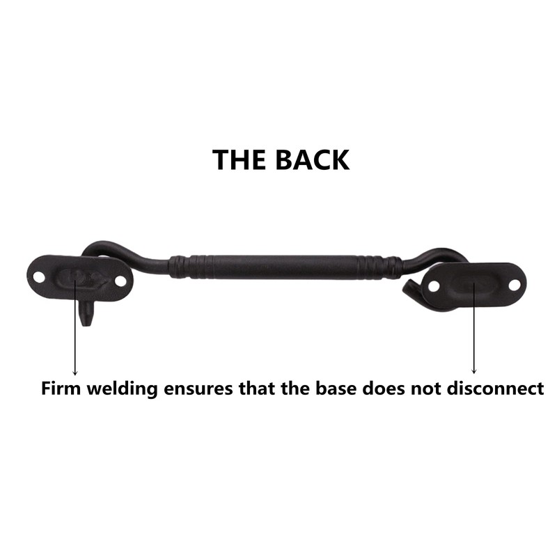 Heavy Duty Solid Barn Door Lock - 6" Sliding Door