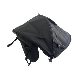 Pram Sun Shade Canopy Baby Stroller Sun Shade Sun Cover Awning Universal Pushchair Sunshade Baby Buggy Sun Shade Parasol Umbrella with Pockets Mesh Window Adjustable Retractable