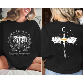 Book Sweatshirt Womens Funny Reading Shirt Book Lovers T-Shirts Casual Bookish 2 Sided Graphic Pullover Tops Black