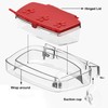 Stentec Window Hummingbird Feeder 2 Pack, Plastic Bird Feeding Tray