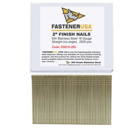 2" Finish Nails 16GA 304SS 2,500ct | SSB16-2B2