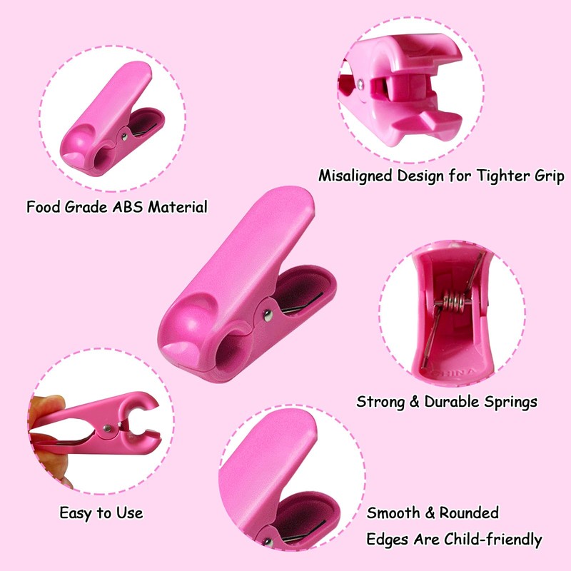 Aranray 11 Pack Plastic Food Bag Clips for Food Storage