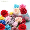 60 Cabezas Flores Rojo Rosa Decor Artificial Boda Fiesta 7cm