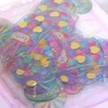 CRUX Candy Drop Peco Stickers, Flake Stickers, Glittery and Clear